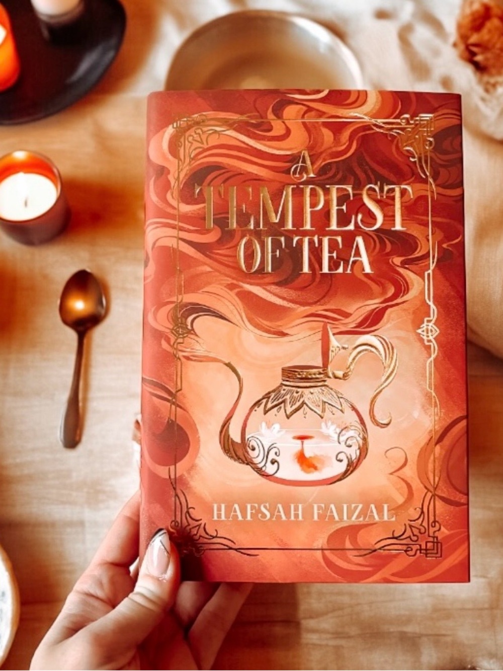 A Tempest of Tea by Hafsah Faizal Fairyloot Special Edition